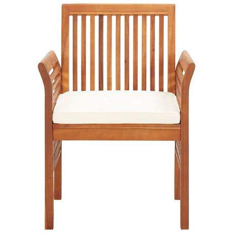 Vidaxl tuinstoelen 2 st met kussens massief acaciahout