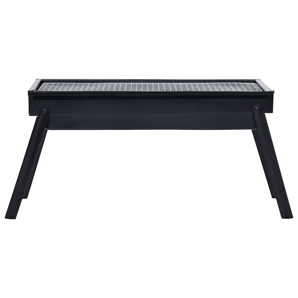 Vidaxl campingbarbecue draagbaar 60x22,5x33 cm roestvrij staal