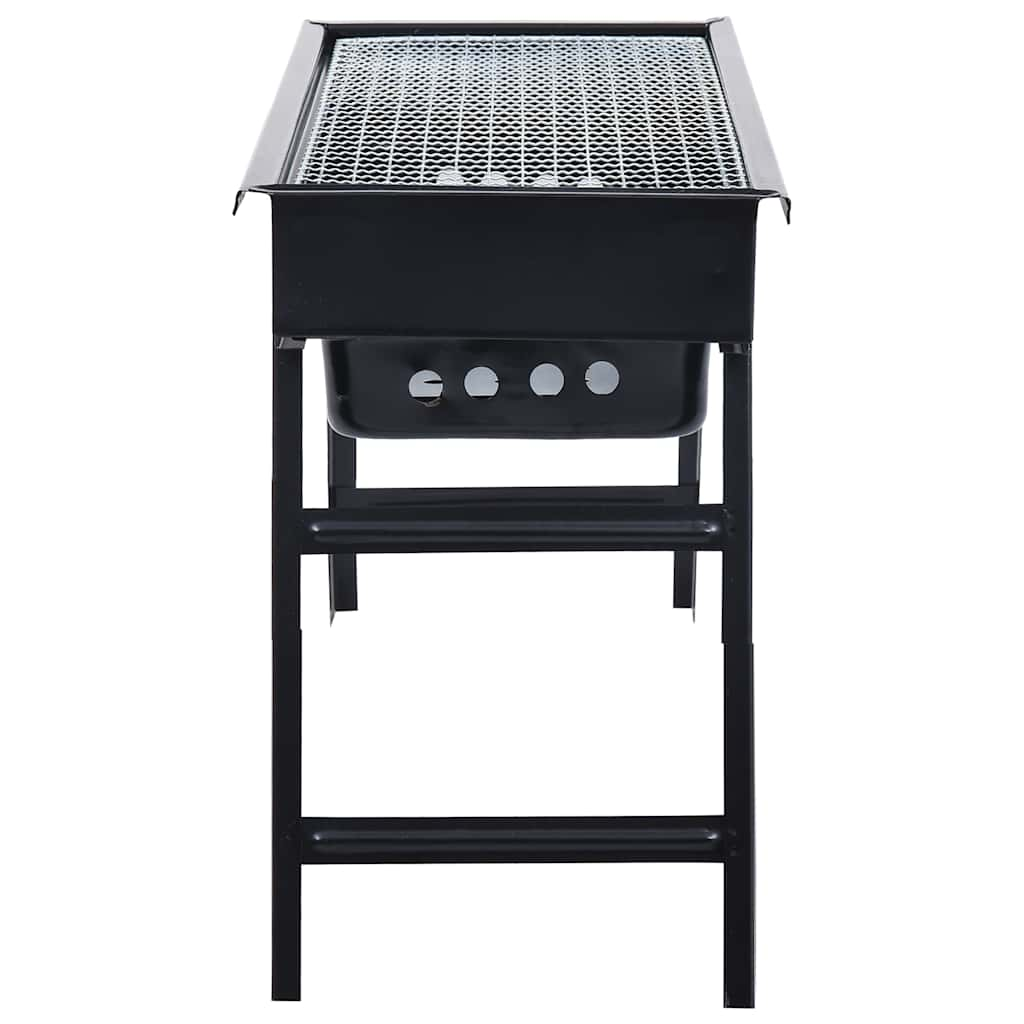 Vidaxl Campingbarbecue Bærbar 60x22,5x33 cm rustfrit stål