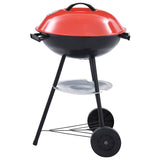 Vidaxl Bullet Barbecue Charcoal avec roues xxl 44 cm