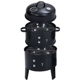 BIDAXL CHOSCHAL ROKER BARRBECUE-GRILL 3-I-1 40x80 cm