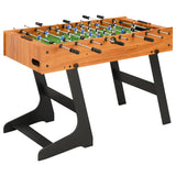 Vidaxl Football Table zusammenklappbar 121 x 61 x 80 cm hellbraun