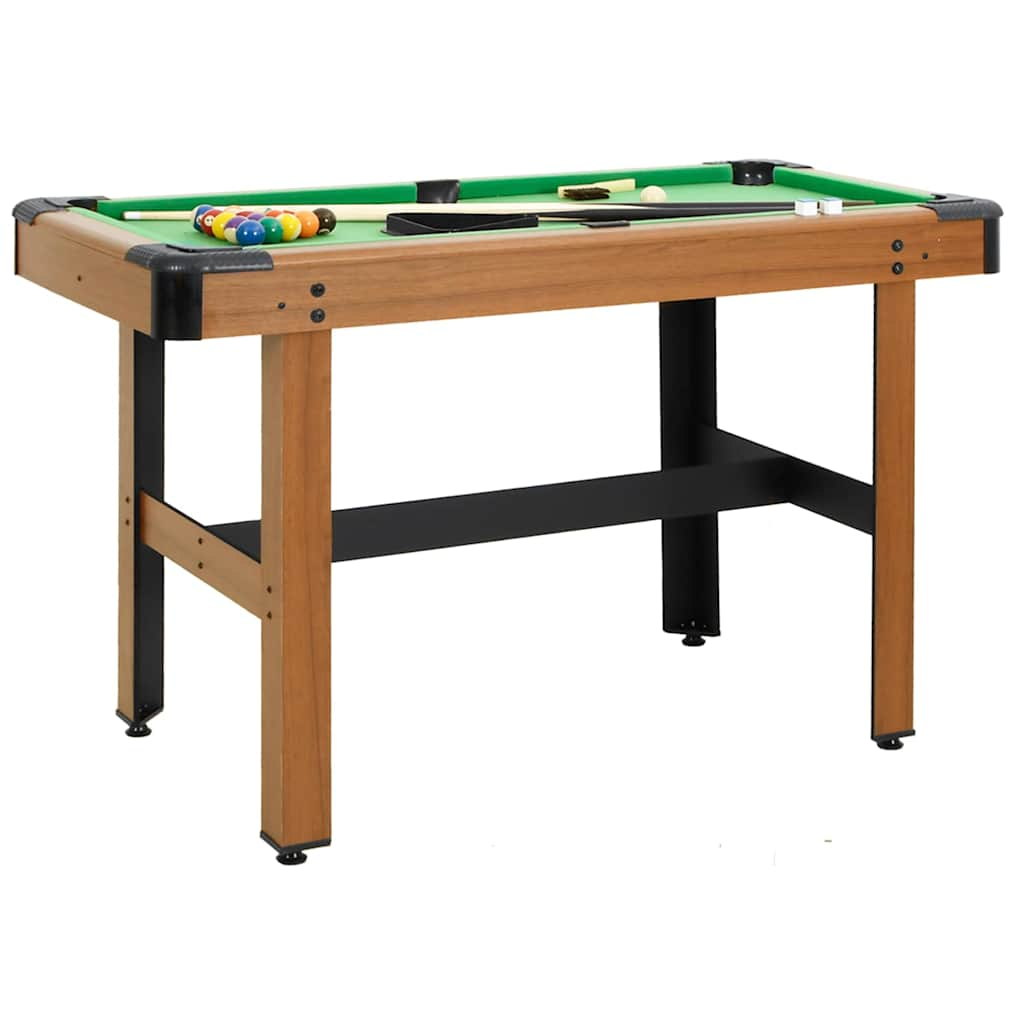 Vidaxl Billiards Tabulka 4 stopy 122x61x76 cm hnědá