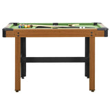 Vidaxl Billiards Tabell 4 fot 122x61x76 cm Brown