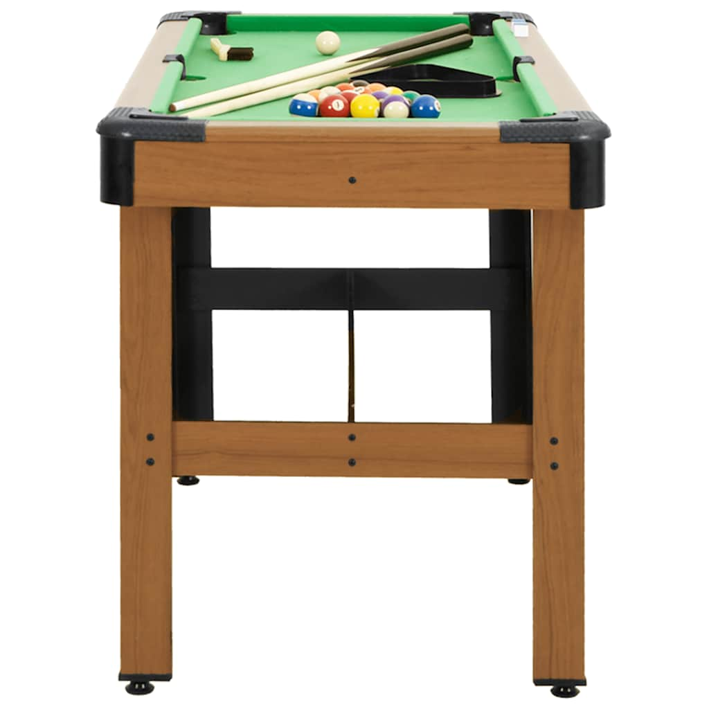 Vidaxl Billiards Tabulka 4 stopy 122x61x76 cm hnědá