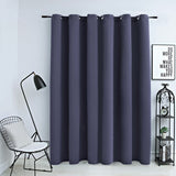 Vidaxl Curtain Danning con anelli di metallo 290x245 cm Antracite