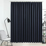 Vidaxl Curtain Blackout med kroge 290x245 cm Anthracite