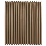 Vidaxl zavese Blackout s kavlji 290x245 cm taupe