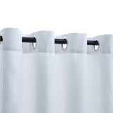 VIDAXL -Vorhänge verdunkeln sich mit Ringen 2 ST 140x225 cm vor -weiß