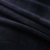 Vidaxl Vorhang Blackout mit Ringen 290x245 cm Samt schwarz