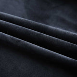 Vidaxl Vorhänge Blackout 2 STs mit Haken 140x175 cm Samt schwarz