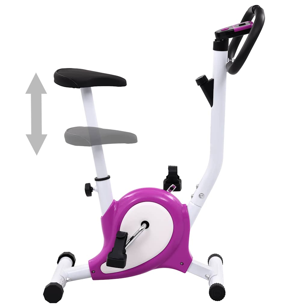 VidaXL exercise bike with tire resistance Purple