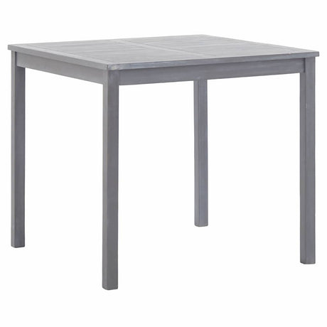 Vidaxl tuintafel 80x80x74 cm massief acaciahout grijs