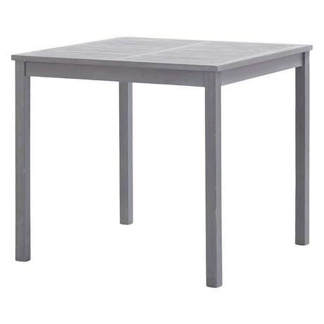 Vidaxl tuintafel 80x80x74 cm massief acaciahout grijs