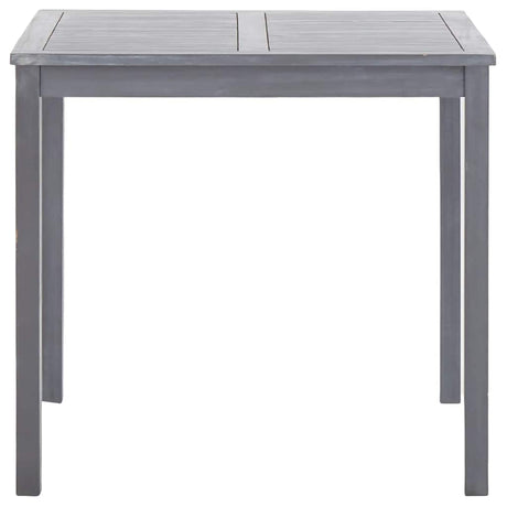 Vidaxl tuintafel 80x80x74 cm massief acaciahout grijs
