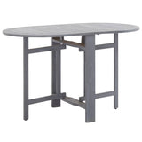Vidaxl tuintafel 120x70x74 cm massief acaciahout grijs