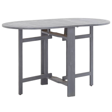 Vidaxl tuintafel 120x70x74 cm massief acaciahout grijs