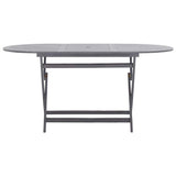 Vidaxl tuintafel inklapbaar 160x85x75 cm massief acaciahout