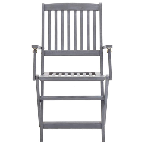 Vidaxl tuinstoelen inklapbaar 4 st massief acaciahout