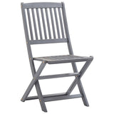 Vidaxl tuinstoelen inklapbaar 2 st massief acaciahout