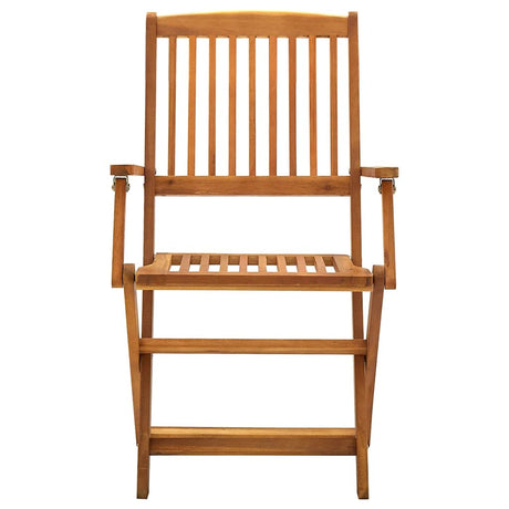 Vidaxl tuinstoelen inklapbaar 4 st massief acaciahout