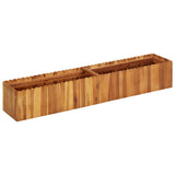 VidaXL Planter raised 150x30x25 cm solid acacia wood