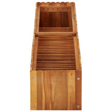 VidaXL Planter raised 150x30x25 cm solid acacia wood