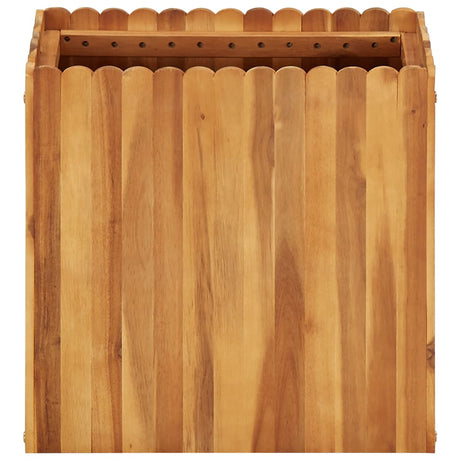 Vidaxx Pflanzgefäß erhöht 50x30x50 cm aus massivem Akazienholz