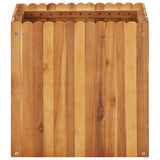 VIDAXL -Planungsbox mit 50 x 50 x 50 cm fester Akaziahout angehoben