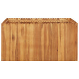 VIDAXL -Pflanzer erhoben 100x100x50 cm Feststoff Acaciahout