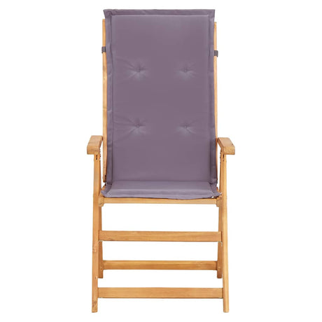 Vidaxl tuinstoelen 2 st verstelbaar massief acaciahout bruin