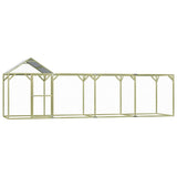 Vidaxl Poulet coop 6x1.5x2 m Imprreggnéiert Pine