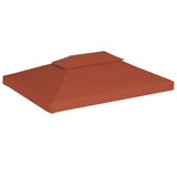 Vidaxl Prieverkak 2-lag 310 g m² 4x3 m terracotta farvet