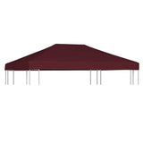 VIDAXL VORED RAACH 310 G M² 3x4 M BORDEAUX