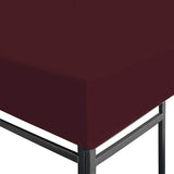 VIDAXL VORED RAACH 310 G M² 3x4 M BORDEAUX