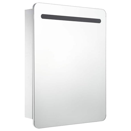 Vidaxl badkamerkast met spiegel en led 60x11x80 cm