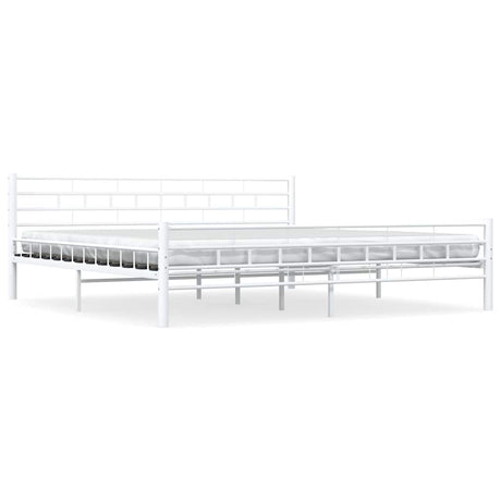 Vidaxl bedframe metaal wit 200x200 cm