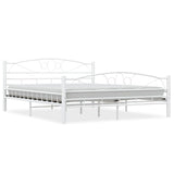 Vidaxl bedframe metaal wit 160x200 cm