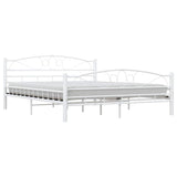 Vidaxl bedframe metaal wit 160x200 cm