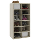 VidaXL shoe rack 54x34x100.5 cm processed wood Sonoma oak colored