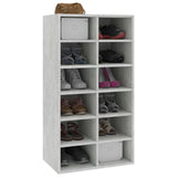 Vidaxl Shoe Rack 54x34x100.5 cm bearbetat träbetongpris