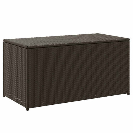 Vidaxl tuinbox 100x50x50 cm poly rattan bruin