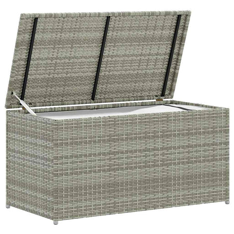 Vidaxl tuinbox 100x50x50 cm poly rattan grijs