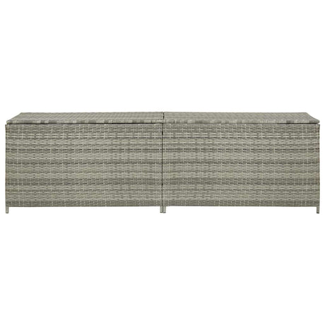 Vidaxl tuinbox 200x50x60 cm poly rattan grijs