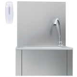 VIDAXL -Waschbecken mit Tap- und Seifspender Edelstahl