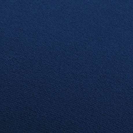 Vidaxl kruk fluweel 28 x 36 cm blauw en goudkleurig