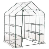Vidaxl Tuinkas mit 8 Regalen 143x143x195 cm