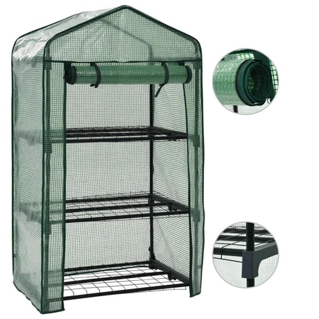 Vidaxl Mini-Gas 3-Layer 69x49x125 cm