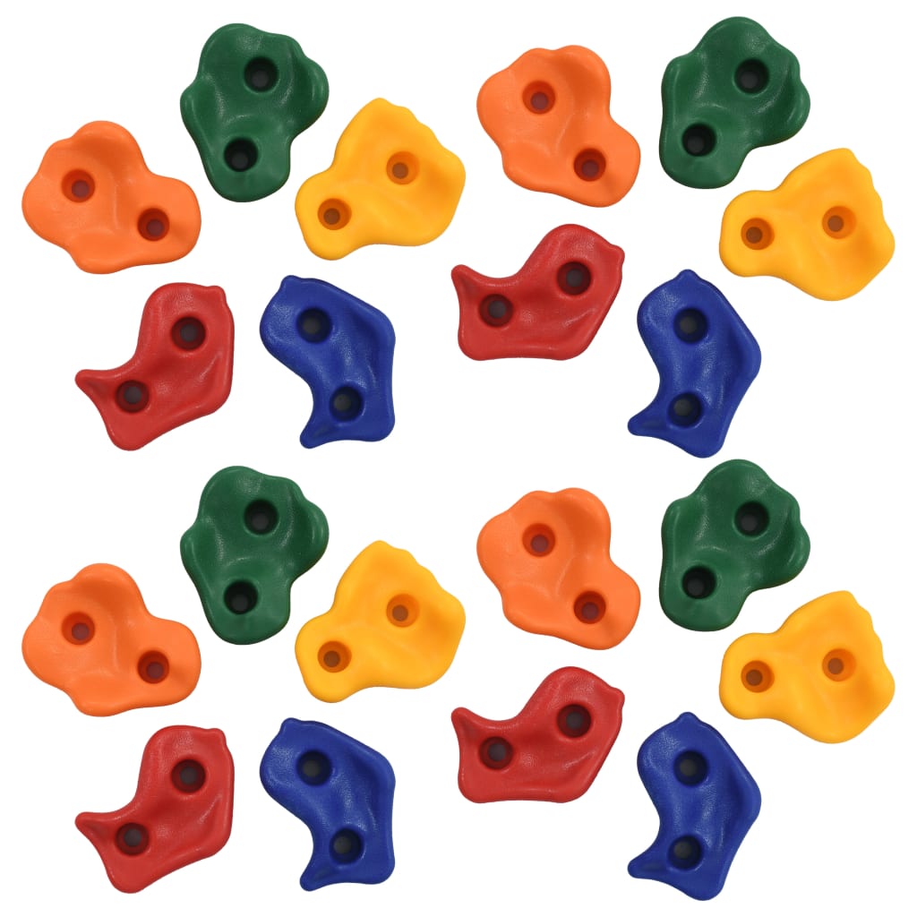 Vidaxl -Klettersteine 20 St Pe Multi -Colored