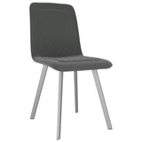 Vidaxl eetkamerstoelen 2 st fluweel grijs